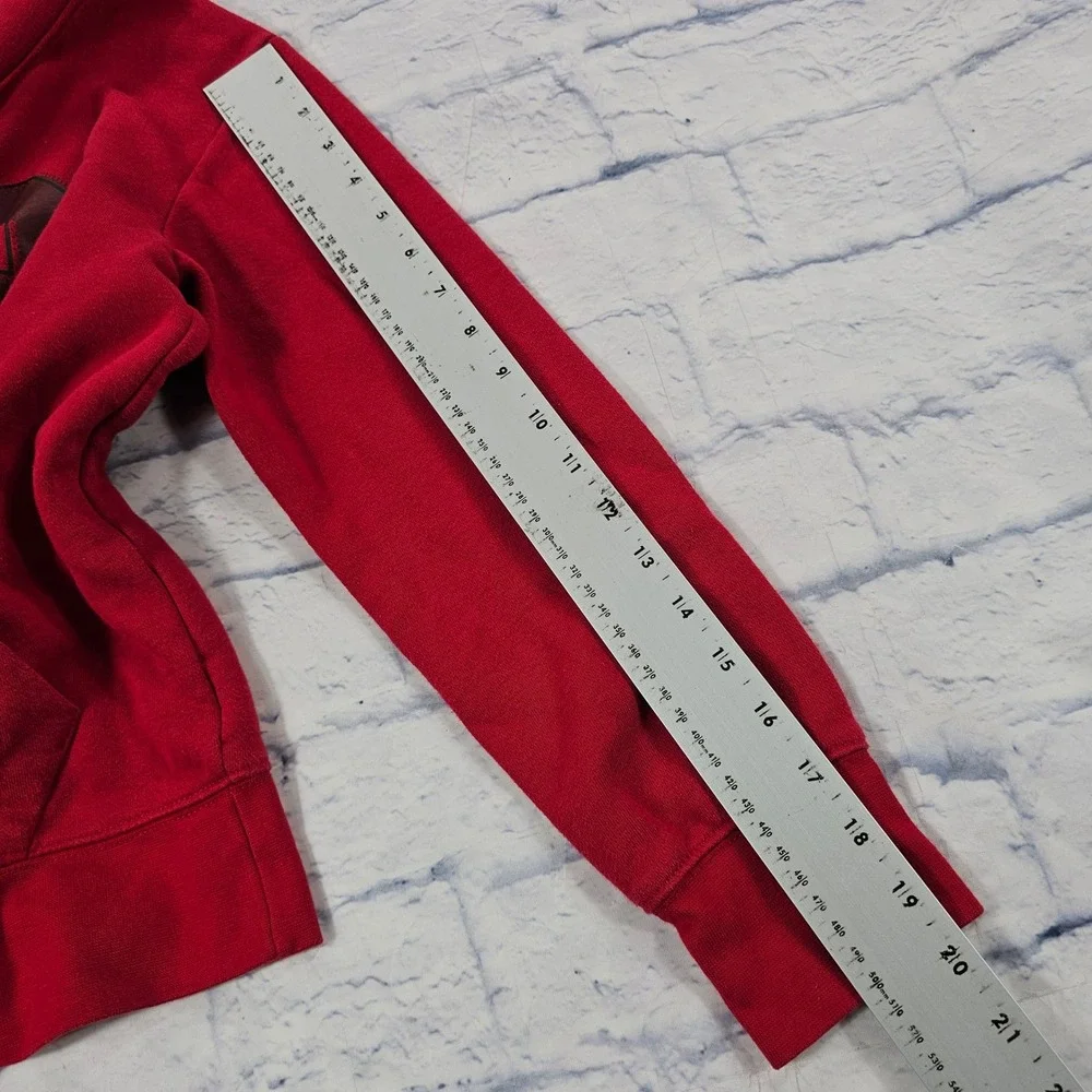 Jordan Hoodie Kids M 10-12 Red Jumpman 23 Graphic Fleece Pullover 807421-739744